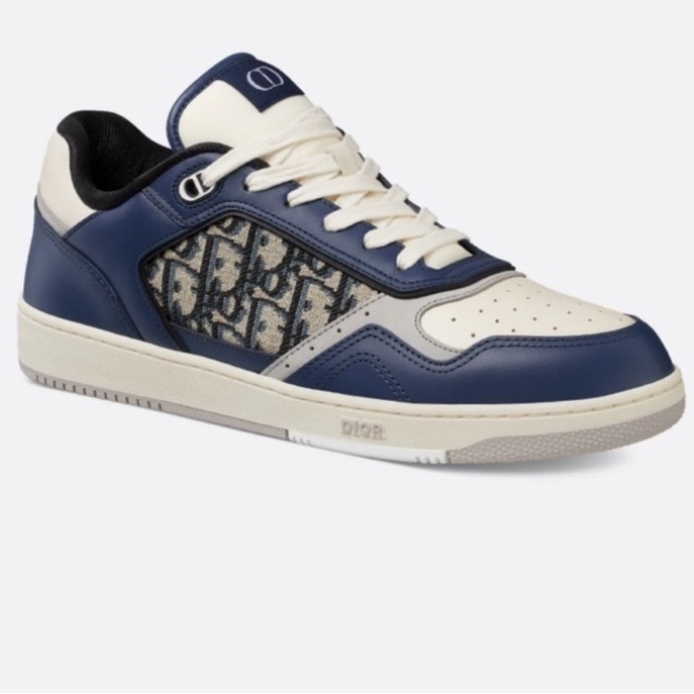 Dior B30 Countdown Sneaker in Blue and Cream